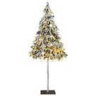 Árvore de Natal artificial vidaXL 150 LEDs 150cm com Branca de Neve