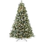 Árvore de Natal Best Choice Products de 1,4 m com luzes e suporte