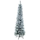 Árvore de natal boston slim nevada 200 galhos c/ base de metal - 1,2m