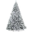 Árvore de Natal Casafield realista, pinho flocado na neve, 6 pés