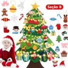 Árvore de Natal de Feltro Decorativa - Tudo em Caixa Árvore de Natal de Feltro Decorativa - Tudo em Caixa