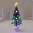 Árvore De Natal De Mesa Mini Artificial Com LED Luz 2025