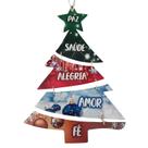 Arvore de Natal de porta Personalizada em MDF Sisal