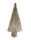 Árvore De Natal Decorativa Leds Iluminada 40cm Cor Champagne