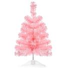 Árvore de Natal Glyinnhe Pink Mesa 45 cm com suporte