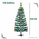 Arvore de natal grande 1,20m verde com 120 galhos - NATALKASA