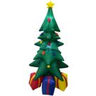 Árvore de Natal Inflável 2,13m com Presentes Decorativa