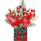 Árvore de Natal KPX Tabletop Artificial Mini com enfeites Árvore de Natal KPX Tabletop Artificial Mini com enfeites