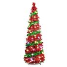 Árvore de Natal Kungfuking de 5 pés com 90 luzes LED dobráveis