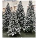 Árvore de Natal Luxo Nevada 1,80m - 694 Galhos- AW218 Modelo Luxo Pinheiro Com Pinha