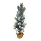 Árvore de Natal Nevada 45 cm para Mesa Enfeite Decoração Natalina Tok da casa