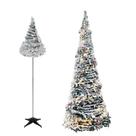 Arvore de Natal Nevada Montagem Rapida 150cm Com Enfeite Pronta Arvore de Natal Nevada Montagem Rapida 150cm Com Enfeite Pronta