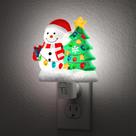 Árvore de Natal Night Light Briignite Snowman 5000 K Kids