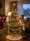 Árvore De Natal Pinheiro Verde 1,80m 720 Galhos Realista