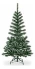 Árvore De Natal Pinheiro Verde Musgo Ponta Branca Neve 1,80m 320 Galhos A0034