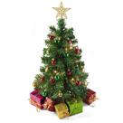Árvore de Natal Prextex Tabletop de 58 cm com luzes e enfeites