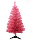 Árvore de Natal S-SSOY Artificial Xmas Pine 90cm com suporte rosa