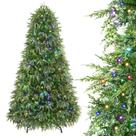 Árvore de Natal Shareconn 1,5m Pré-iluminada com LED Multicolorido e Controle Remoto