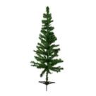 Arvore de Natal Simples com 1,20mt Altura, 110 Galhos, Pé de Plástico - Cor Verde