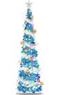 Árvore de Natal TURNMEON de 1,8m (6 pés) - Luzes Brancas Quentes e Multicores com Temporizador