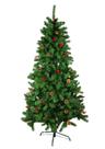 Árvore de Natal Verde Com Berry e Pinhas 798 Galhos