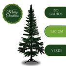 Arvore De Natal Verde Pinheiro Artificial 150cm com 220 galhos