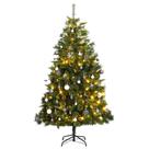 Árvore de Natal VidaXL Artificial com dobradiça c/ 300 LED 180cm