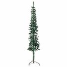 Árvore de Natal vidaXL Slim Artificial Half com suporte de 1,8 m