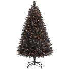 Árvore de Natal Yaheetech 1,4 m com 150 luzes brancas quentes pretas