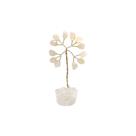 Árvore de Pedra Quartzo Rosa Base Cristais 7cm - Amor