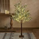Árvore de vegetação artificial Hairui Lighted Olive 4 pés com luzes Árvore de vegetação artificial Hairui Lighted Olive 4 pés com luzes