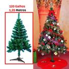Arvore Natal 120cm 120 Galhos Verde Decoração Pinheiro Cheia