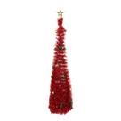 Árvore Natal Dobrável Decoração Com Enfeite Bolinhas 1,20m Árvore Natal Dobrável Decoração Com Enfeite Bolinhas 1,20m