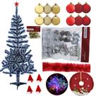 Árvore Natal Nevada 220 Galhos 1,50m Com Enfeites 99 Itens Pisca Pisca Colorido 110v Árvore Natal Nevada 220 Galhos 1,50m Com Enfeites 99 Itens Pisca Pisca Colorido 110v