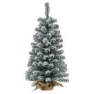 Arvore Natal Nevada Com Base Juta Com 119 Tips Verde 90cm