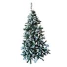 Árvore Natal Nevada Parede 1,5m 363 Galhos Sem Base Verde Árvore Natal Nevada Parede 1,5m 363 Galhos Sem Base Verde