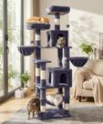 Árvore para Gatos AMHANCIBLE 178 cm Torre Multinível para Gatos Grandes