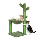 Árvore para Gatos PAWZ Road Cacto 84cm com Rede e Poste para Arranhar