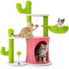 Árvore para Gatos YITAHOME Cacto 91 cm com 2 Plataformas e Poste para Arranhar