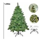 Árvore Pinheiro De Natal Luxo 1,50m Verde Nevada 260 Galhos A0315N - Chibrali
