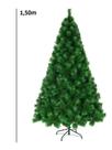 Árvore Pinheiro Verde De Natal Modelo Luxo 260 Galhos 1,5m A0215E - Chibrali