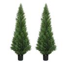 Árvores Topiárias Artificiais de Cedro 152 cm