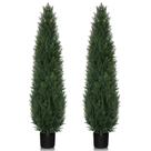 Árvores Topiárias Artificiais de Cedro JOZHENJU 152 cm Resistentes a UV