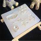 As bandejas de bolo moldam o novo molde de cola de gota em forma de barco diy molde de decoração de bolo em forma de leme 2 unidades