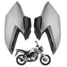 Asa Aba Lateral Aleta Tanque Honda Cg Fan 160 Prata Force 2023 2024