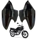 Asa Aba Lateral Aleta Tanque Honda Cg Fan 160 Preto Brilho 2022 2023 2024