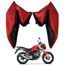 Asa Aba Lateral Aleta Tanque Honda Cg Titan 160 Vermelho Guarau 2016 2017 2018 2019 2020 2021