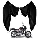 Asa Aba Lateral Tanque Aleta Honda Cg Titan 160 Preto Brilho 2016 2017 2018 2019 2020 2021