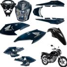 Asa (aba) Tanque Cg Fan 160 2022 / 2024 + Farol completo Paralama Dianteiro Rabeta traseira 3 peças