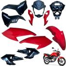 Asa (aba) Tanque Cg Fan 160 2022 / 2024 + Tampa Lateral Farol Completo Paralama Dianteiro Asa (aba) Tanque Cg Fan 160 2022 / 2024 + Tampa Lateral Farol Completo Paralama Dianteiro